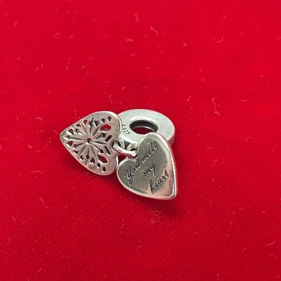 Pandora ALE Sterling Silver 925 Heart Winter charm - Picture 3 of 5